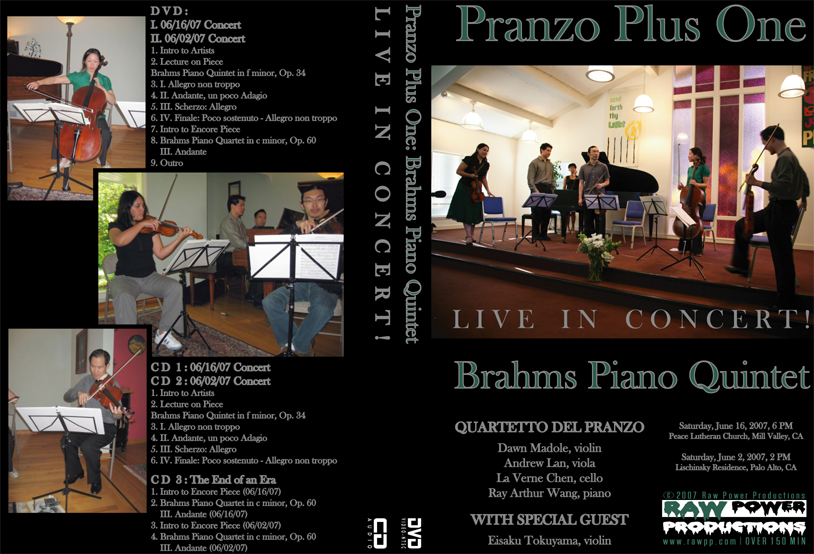 Brahms - Piano Quintet - LIVE!